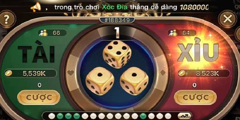 Tài xỉu online là tựa game nhận được nhiều sự chú ý tại Game bài đổi thưởng 